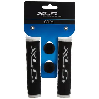 XLC Unisex – Erwachsene Griffe Dual Colour GR-G07, Schwarz