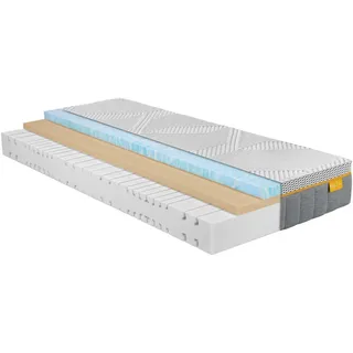 Kaltschaummatratze , Textil , H1 , 80x200 cm , DIN EN ISO 14001, DIN EN ISO 9001 , Bezug abnehmbar/waschbar, klimatisierte Belüftungskanäle, Tragegriffe, atmungsaktiv, schadstoffgeprüft , Schlafzimmer, Matratzen, Kaltschaummatratzen