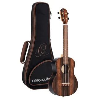 Ortega Guitars Tenor Ukulele Akustisch – Timber Series – Inklusive Gigbag – Ebenholz, Natur (RUEB-TE)