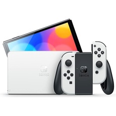Nintendo Switch (OLED-Modell) Weiss, Spielkonsole, Schwarz, Weiss