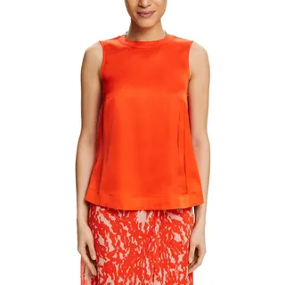 ESPRIT Damen 034ee1f319 Bluse, 880/Bright Orange, Large