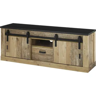 Home Affaire SHERWOOD Lowboard 161 cm Braun Holz