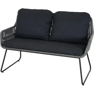 Siena Garden 2-er Diningbank Kansas 69 cm x 135 cm x 85,5 cm Grau