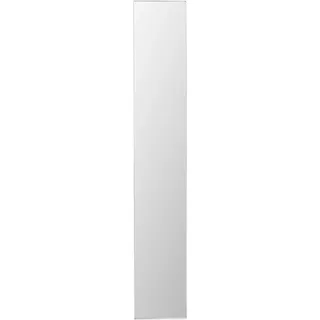 Kare Design Wandspiegel Starlet, Greige, 180x30 cm, Ganzkörperspiegel, mit Rahmen, zum Aufhängen, Rechteckig, Stahl, Wohnzimmer, Flur