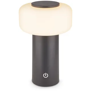 Brilo Tischlampe Anthrazit