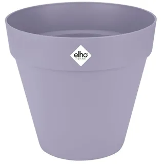 elho loft urban rund 25cm blumentopf - Lavendel Lila | Ø 24.5 x H 22 cm | Für den Außenbereich geeignet | 100 % recycelter Kunststoff