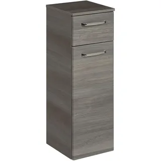 Sadena Midischrank , Graphitfarben , Holzwerkstoff , 2 Fächer , 1 Schublade(n) Schubladen , 30x90.5x33 cm , Made in Germany , hängend , Badezimmer, Badmöbel, Midischränke