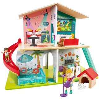 HaPe Puppenhaus Interaktives Puppenhaus bunt E3411