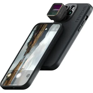 ShiftCam Smartphone-Objektiv LensUltra 1.33x Anamorphic, Weiteres Smartphone Zubehör, Schwarz