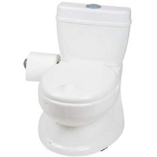 BABYGO Potty für Kleinkinder - Töpfchen für Kinder - Realistische Kindertoilette mit Spühlgeräusch - ideal als erste Toilette für Ihr Kleinkind 9007 weiß 1 Stück (1er Pack)