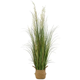 VEVOR Künstliche Graspflanze, 1194 mm Schilfgras im Topf, hochwertige PVC-Kunstpflanze, Grasbusch, Sträucher für Haus, Garten, Büro, Zimmerdekoration, Einweihungsfeier, 1 Stk., Grün