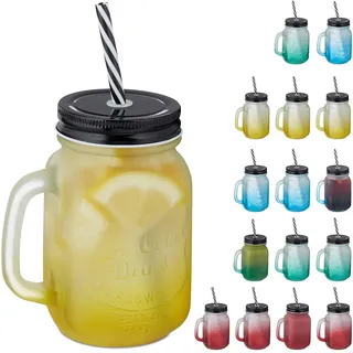 Relaxdays Trinkglas 0,4 l 16-tlg.