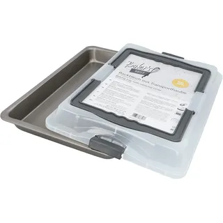 Birkmann Birkmann, 886186, Bakers Best, Backblech m. Transporthaube, 41,8 x 28,7 cm, mit Antihaftbeschichtung