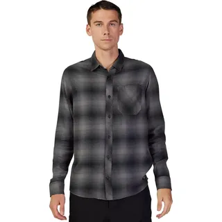 Fox Survivalist Flannel Hemd, Black, XL