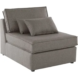 OTTO home Couch Baumwolle/Polyester 2-Sitzer Beige
