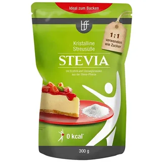 BFF Stevia Kristalline Streusüße Pulver 300 g