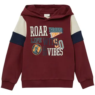 s.Oliver Hoodie mit Print und Kontrast-Details