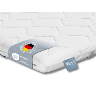 Ergonomischer Kaltschaum Topper | 140 x 200 | für alle Matratzen | XDREAM Pure Matratzenauflage - Weiß