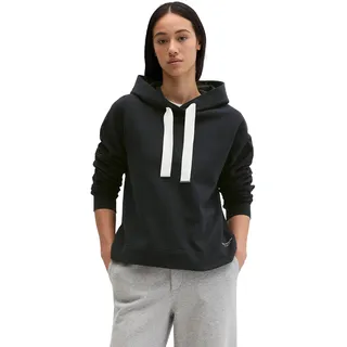 Hoodie MARC O'POLO, Damen, Gr. L, deep night blau, angeraute Sweatware, Obermaterial: 100% Baumwolle, relaxed fit normal, Bündchen, Sweatshirts Hoodie, relaxed fit mit gepeachter Oberfläche