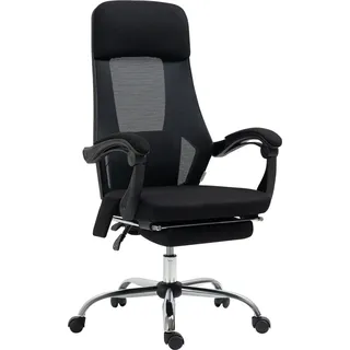 Vinsetto Bürostuhl Kunststoff Schwarz