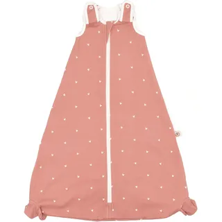 ERGObaby Baby-Schlafsack Sommer mit Füßen Gurtschlitz 6-18 Monate 0.5 TOG Baumwolle, Sommerschlafsack On The Move Rose Hearts