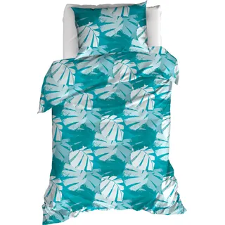 Moodit Bettbezug, Odil Naxos - 140 x 220 + 60 x 70 cm - Baumwolle - Blau