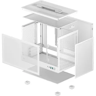 Deepcool CH160 WH - Gehäuse - Minitower - Weiß