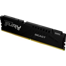 Bild von FURY Beast schwarz DIMM 16GB, DDR5-4800, CL38-38-38, on-die ECC (KF548C38BB-16)