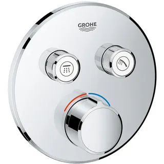 Grohe SmartControl Duschthermostat Unterputzmischer rund für 2 Verbraucher Chrom 29145000