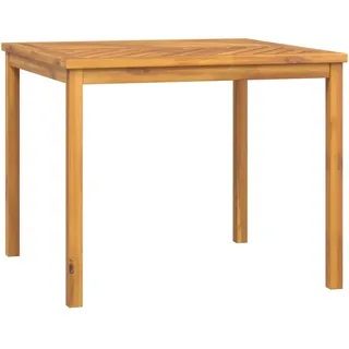 vidaXL Garten-Esstisch 90 x 90 x 74 cm Braun