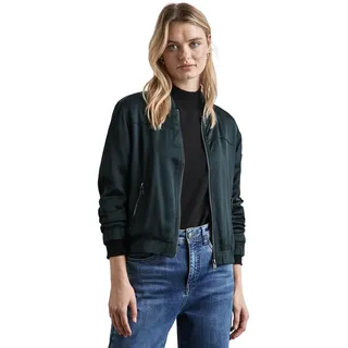 STREET ONE Damen A212259 Satin-Blouson, Hunter Green, 34