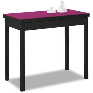 ASTIMESA Buchart Küchentisch, Aubergine, 80 x 40 cm bis 80 x 80 cm