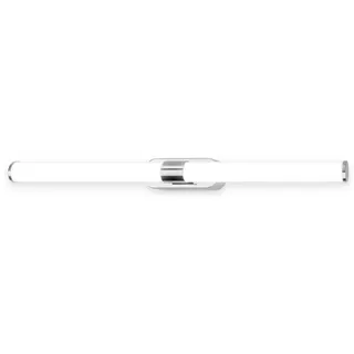 Briloner - LED Spiegelleuchte Bad IP44 Spritzwasserschutz, Wandmontage, 4.000K neutralweiß, Badezimmerlampe, Spiegellampe Bad, Lampe Badezimmer, Badlampe Wand, 60 x 6,5 x 4,5 cm, Chrom