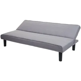 Mendler Schlafsofa Stoff 2-Sitzer Grau