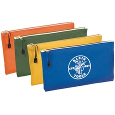 Klein Zipper Bags-Canvas, 4-Pack (1 Each) 5140 by Klein
