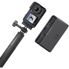 DJI Osmo Action 4 Adventure-Combo – 4K/120fps wasserdichte Kamera, 1/1,3-Zoll-Sensor, 10-Bit und D-Log M, 155°-Ultraweitwinkel-Sichtfeld, bis zu 7,5 Std. mit 3 zusätzlichen Akkus für Vlogging