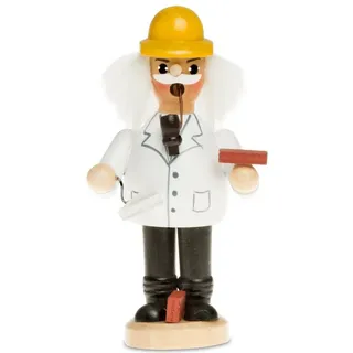 SIKORA Räuchermännchen aus Holz Verschiedene Motive - RM-C, Farbe/Modell:C12 weiß - Maurer, Höhe in cm:Höhe ca. 13.5 cm