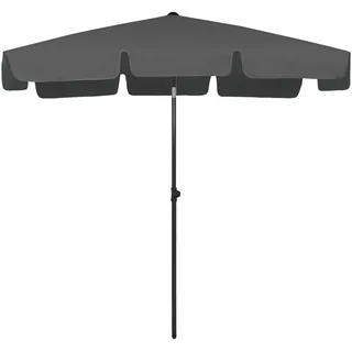 vidaXL Strandschirm Anthrazit 200x125 cm - Grau