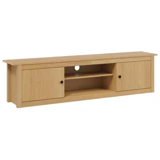 TV Rack HILL Honigbraun 158 x 40 x 39,5 cm Massives Kiefernholz - Braun