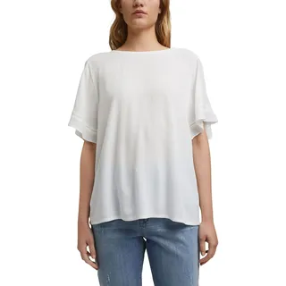 edc by ESPRIT Damen Bluse 071cc1f307, 110/Off White, XS