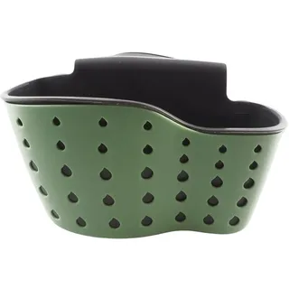 Küchenorganizer - Wasserhahn-Reinigungsschwamm und Seifenhalter, Farbe:Grün - Grün