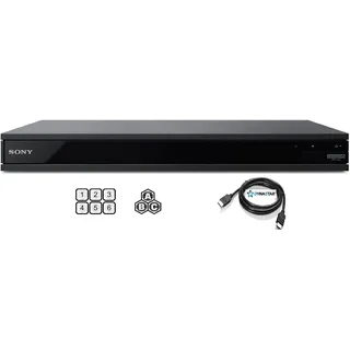 Region Free 4K UHD Blu-Ray Player Compatible with Sony UBP-X800M2 | Ultra HD 4K, 3D, WiFi, Dolby Vision, Bluetooth, Multi Region | Blu-Ray A, B, C | DVD Regions 0-8 | Dynastar 6FT HDMI Bundle