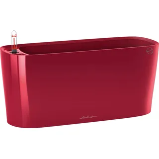 Lechuza® Pflanzgefäß Delta 20 Scarlet rot hochglanz 40 cm x 15 cm