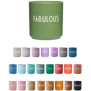 Design Letters Lieblingsbecher Grün FABULOUS Tasse | Weihnachten, Weihnachtsdeko, Weihnachtsgeschenke für Frauen, Männer | Kaffeetassen Weihnachtsgeschenke Kleinigkeiten | Kaffeebecher Porzellan