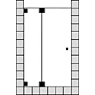 SPRINZ Omega Maßanfertigung Pendeltür o. Tür mit Seitenteil in Flucht für Nische, Maße bis: 1000x2000mm, O21.0SO, Duschkabine: Beschlagteile: Sonderoberfläche, Glasart: Kristall hell mit SpriClean