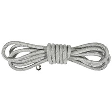 Bobby Walk 10 M – Hundeleine 3 Meter/Stärke 1,2 cm, schlauchförmige Hundeleine, strapazierfähiges Nylon, Grau, 10 Meter