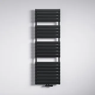 Mai & Mai Badheizkörper Handtuchheizkörper Handtuchhalter Heizkörper bad flach 180x60cm in Anthrazit Seitenanschluss & Mittelanschluss Paneelheizkörper Horizontal Handtuchwärmer Badheizung