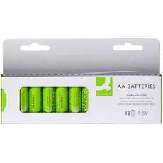 Q Connect AA Batterie, 12 Stück