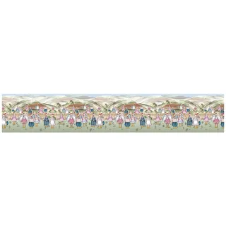 PENSIERI DELICATI Teppichläufer 52 x 200 cm, aus Baumwolle und PVC, hergestellt in Italien, Läufer waschbar in der Waschmaschine bei 40 °, gepunktet