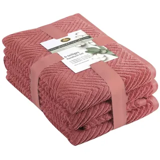 Gözze Viola Handtuchset 6-tlg. rot